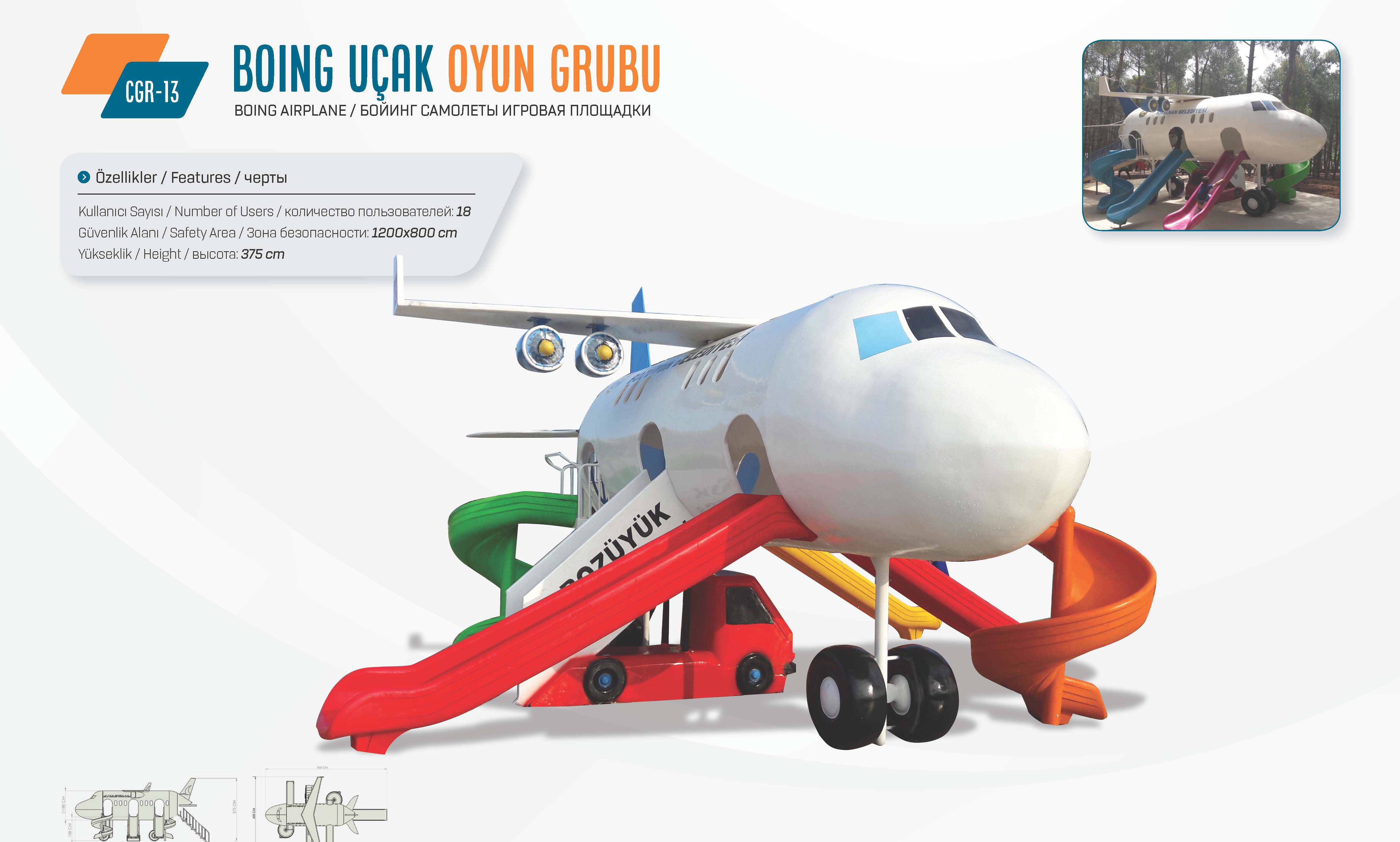 Boing Uçak Çocuk Parkı – CGR 13
